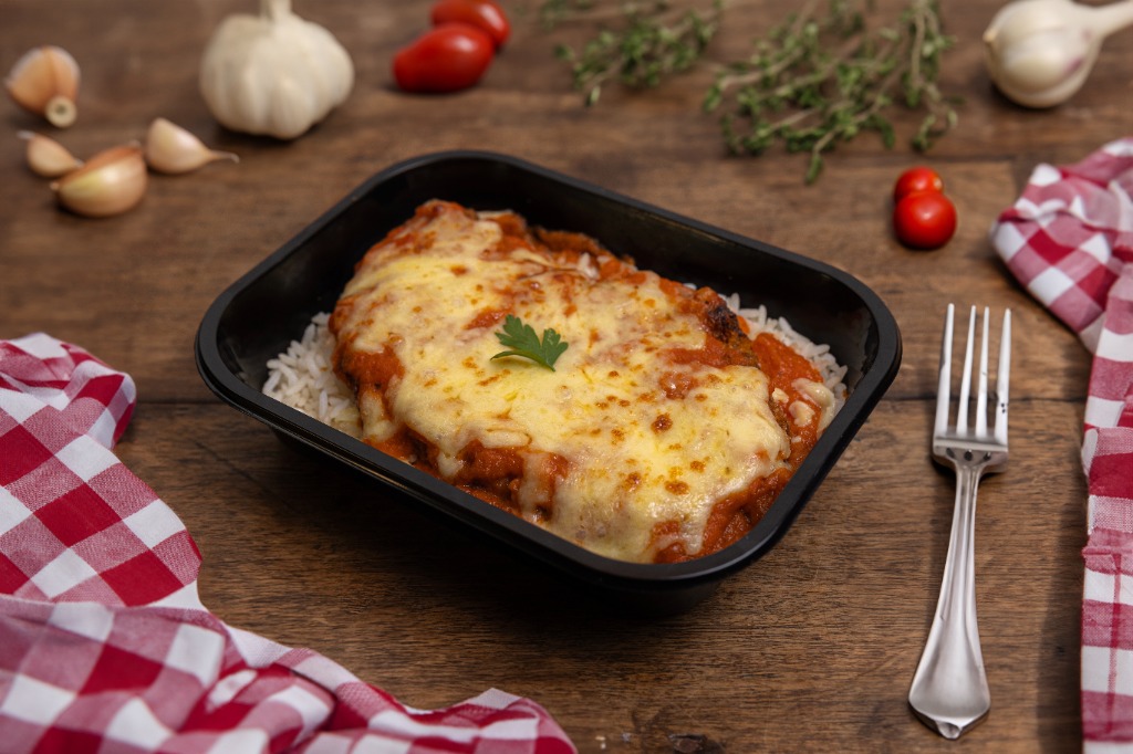 Marmita de Parmegiana artesanal Vó Chica - Famosa em Joinville e São Bento